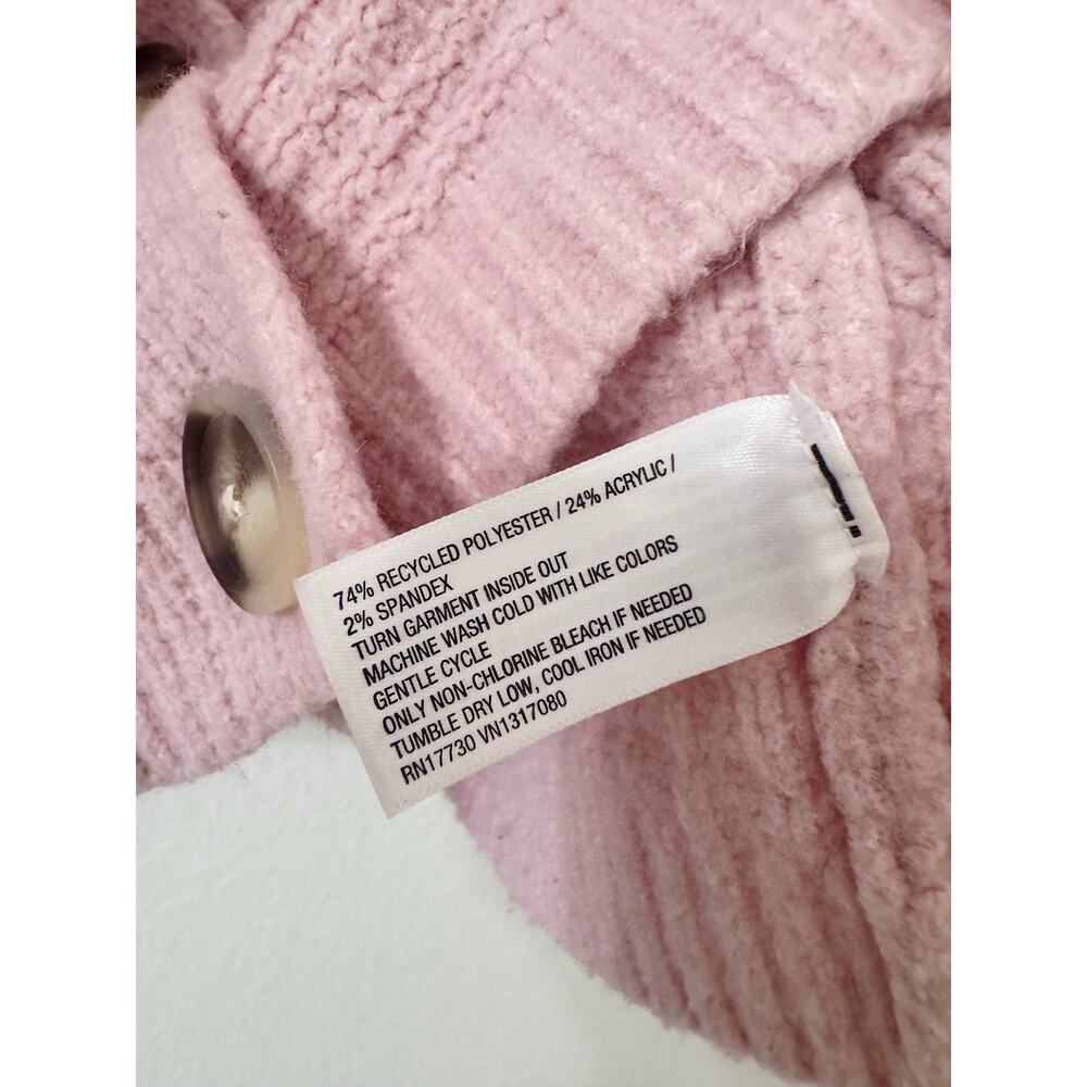 Universal Thread Pink Textured Button Front Cardigan Sweater XXL - Picture 4 of 4